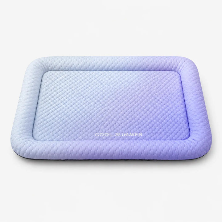 Coolaby Ice Silk-look Pet Cooling Mat for Dogs and Cats, Padded Non-Slip Summer Bed - Elena Harper
