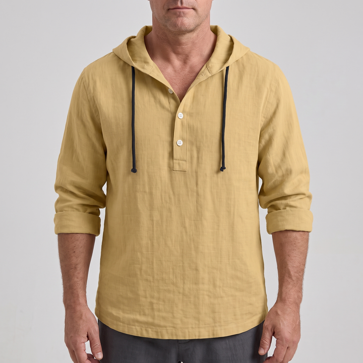 Lino | Lightweight and Airy Hoodie-Shirt with Relaxed Fit