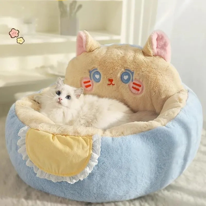 Cat Bed: Cozy Retreat & Cute Pet House for Cats & Small Pets