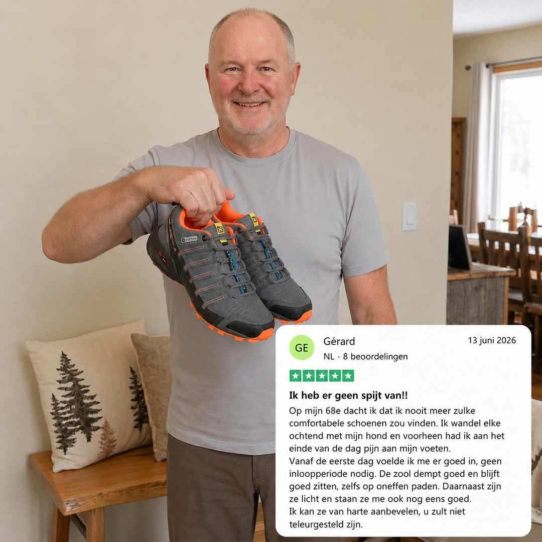 Lars Comfortable Orthopedic Walking Shoes, view 4 - Elena Harper