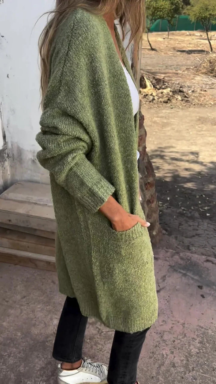 Helena Cozy Knit Coat, view 4 - Elena Harper