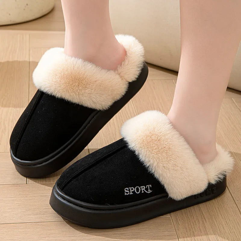 Eva Confort - Women's Slippers with Suede Interior