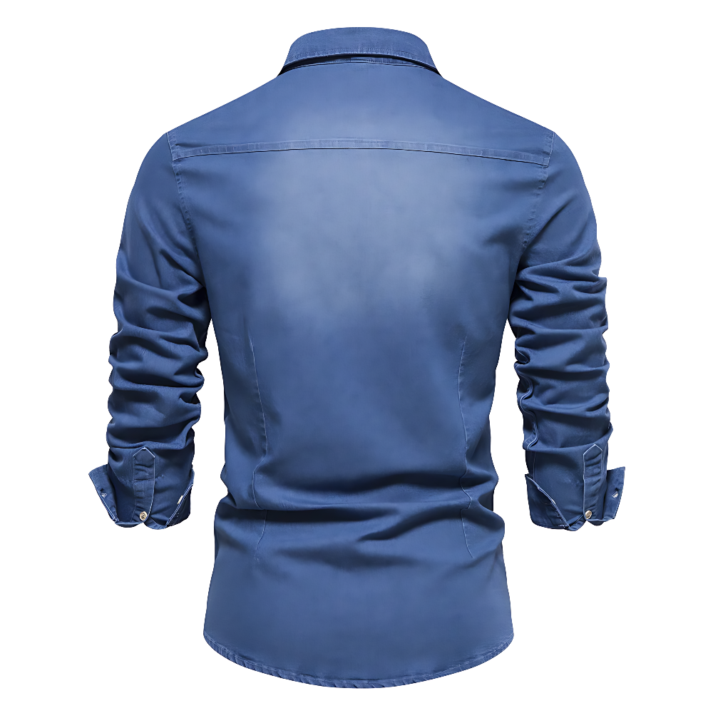 ELENA HARPER™  |  SLIM DENIM SHIRT
