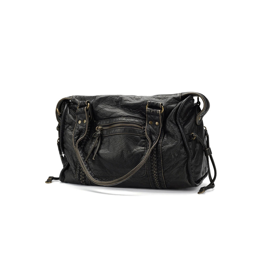 Nora Vintage Luxe Shoulder Bag, view 5 - Elena Harper