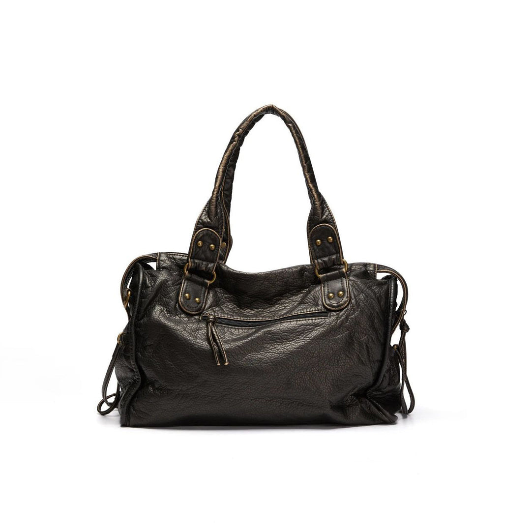 Nora Vintage Luxe Shoulder Bag, view 3 - Elena Harper