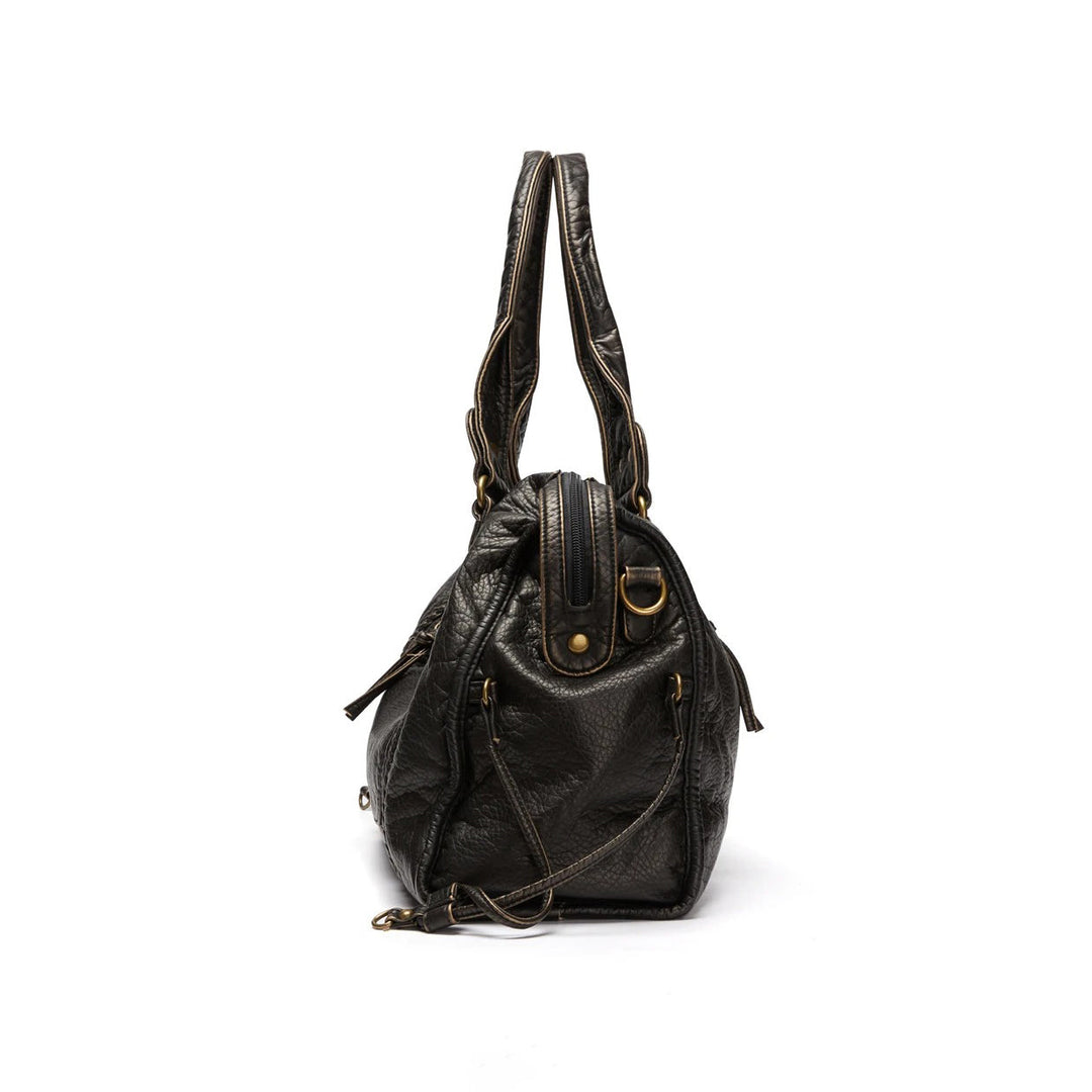 Nora Vintage Luxe Shoulder Bag, view 2 - Elena Harper