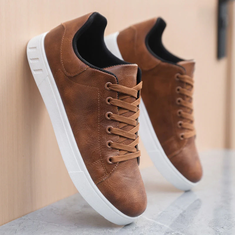 Men's Low Top Lace-Up Sneakers