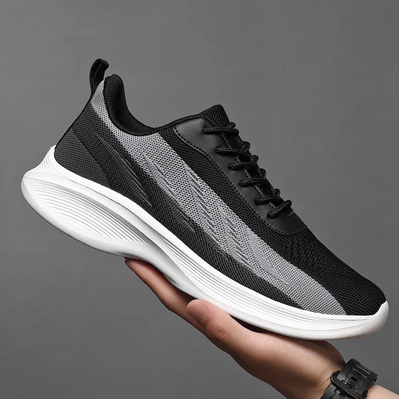 Men's Sneakers with Contrasting Panels