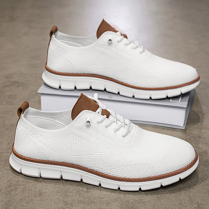 Men's Lace-Up Mesh Sneakers