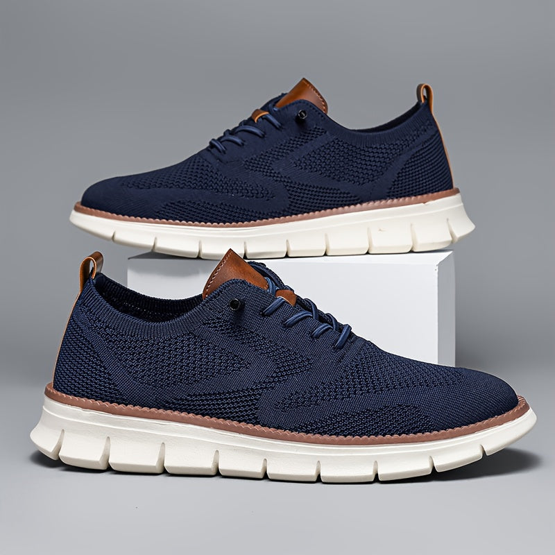 Men's Lace-Up Mesh Sneakers