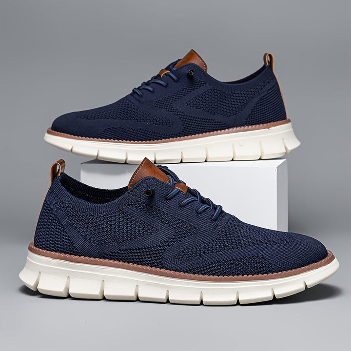 Men's Lace-Up Mesh Sneakers