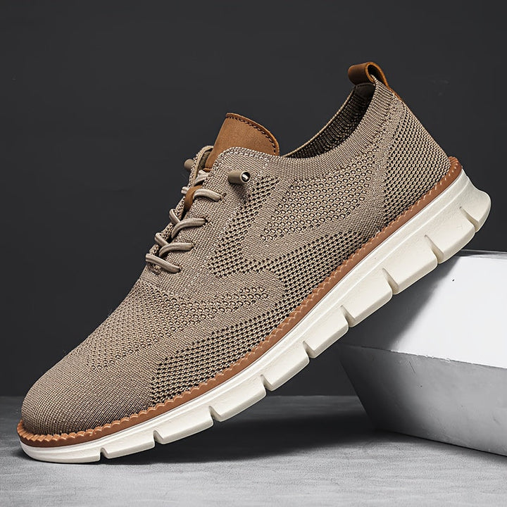 Men's Lace-Up Mesh Sneakers