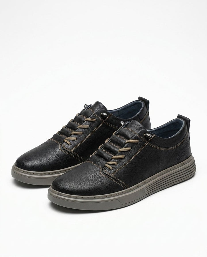 Men's Monochrome Lace-Up Sneakers