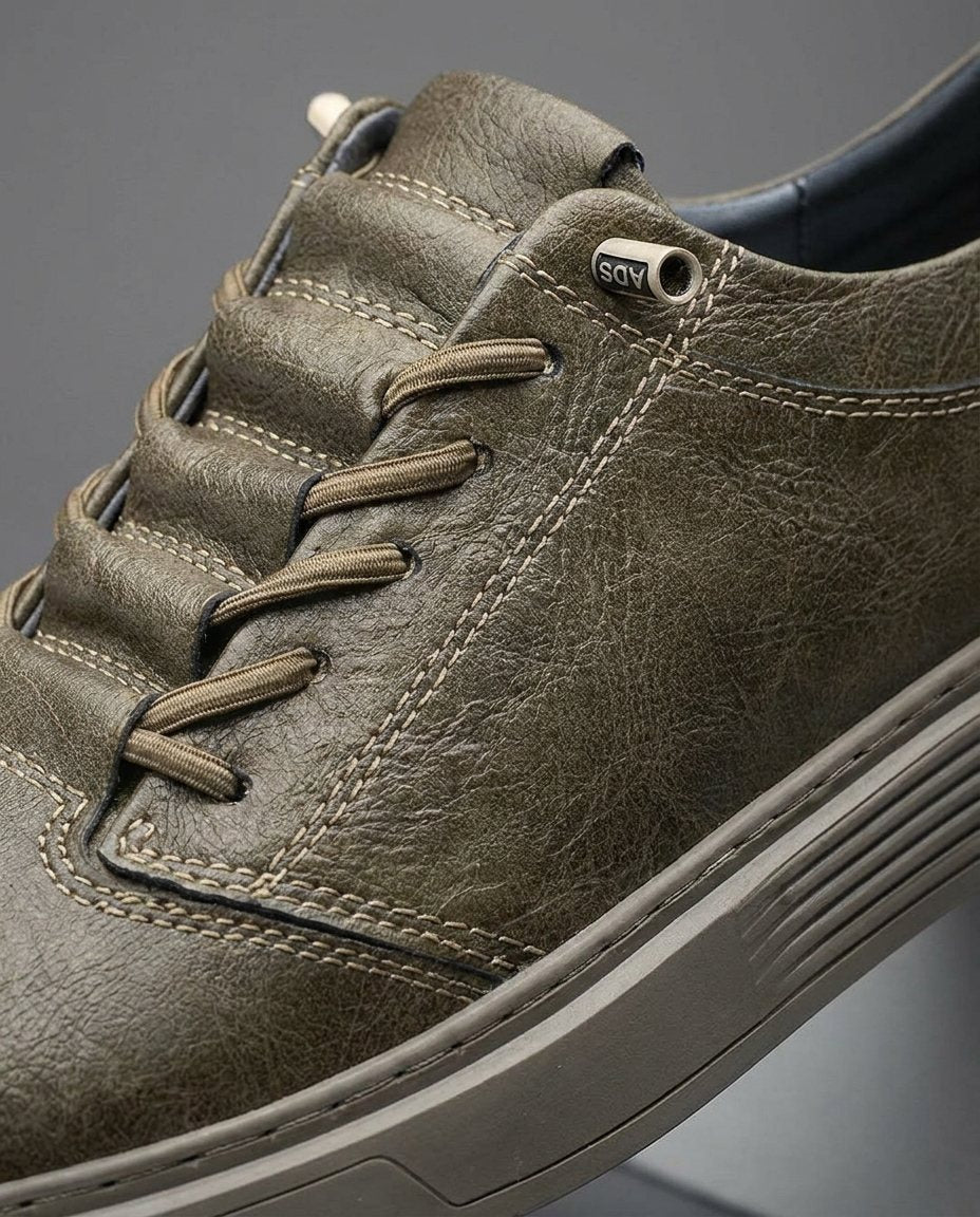 Men's Monochrome Lace-Up Sneakers