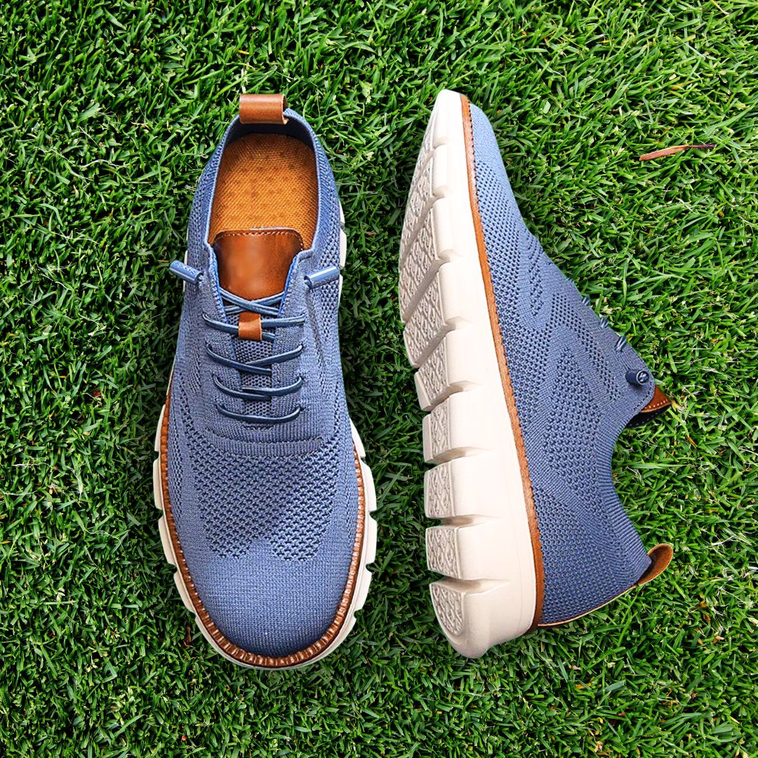 Men's Lace-Up Mesh Sneakers
