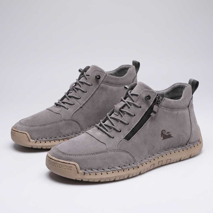 Men's High-Top Sneakers with Zipper