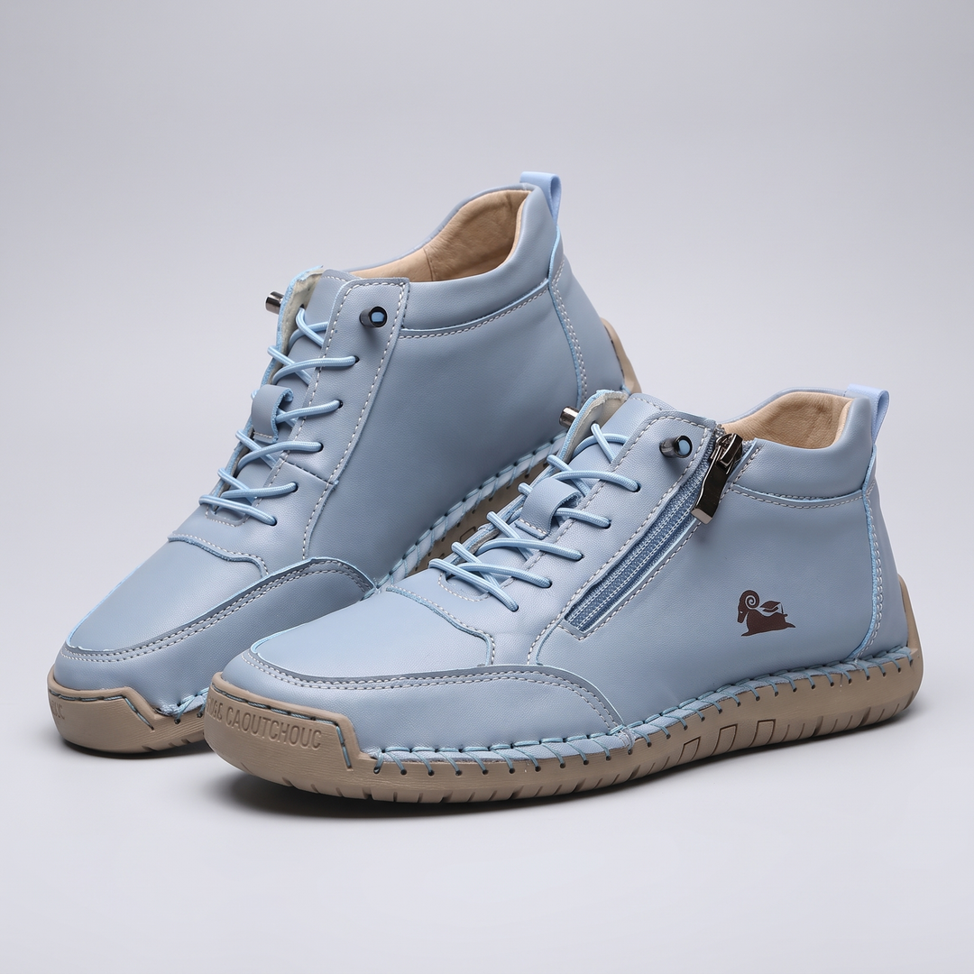 Men's High-Top Sneakers with Zipper