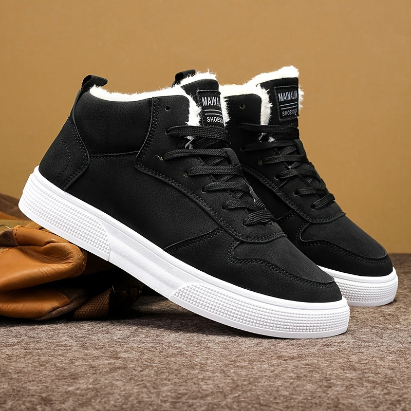 Men's High-Top Lined Sneakers
