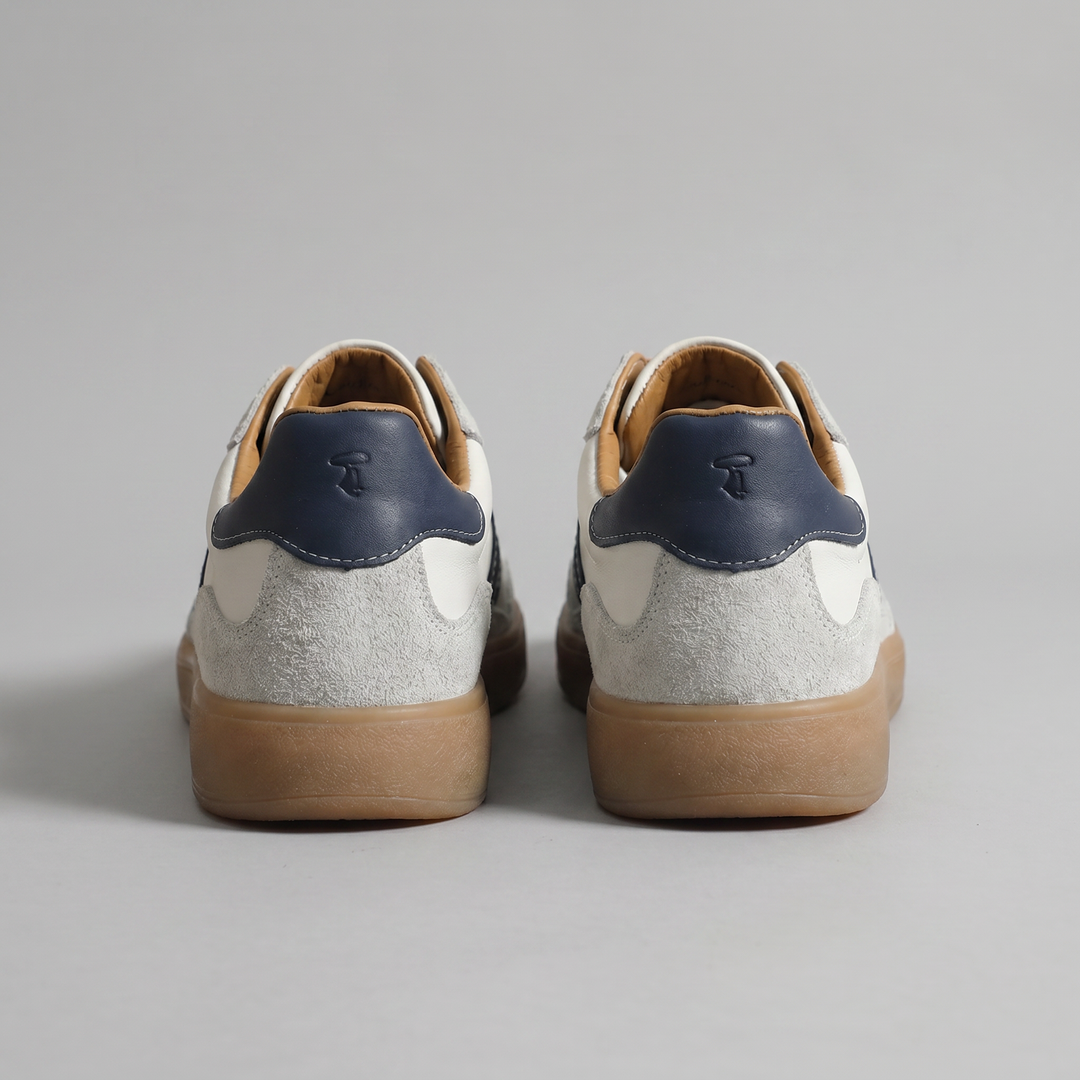Men's Retro Sneakers with Contrasting Panels