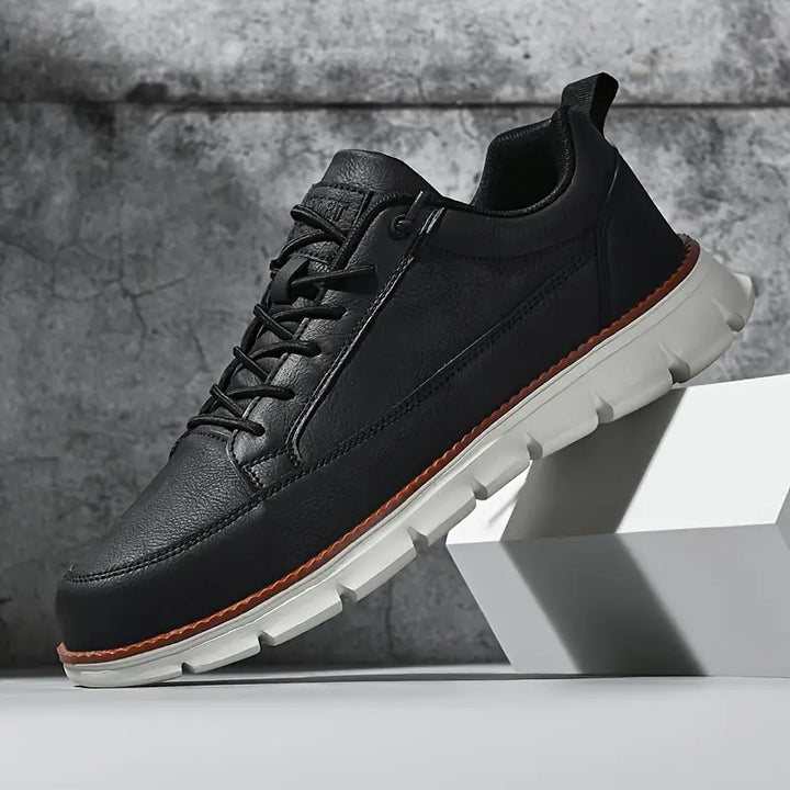 Men's Sneakers with Grooved Sole