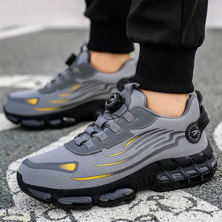 Men's Technical Sneakers with Thick Sole