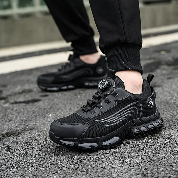 Men's Technical Sneakers with Thick Sole