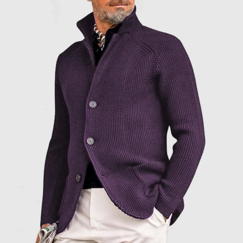 TYLER – CLASSIC BUTTON-UP KNIT CARDIGAN