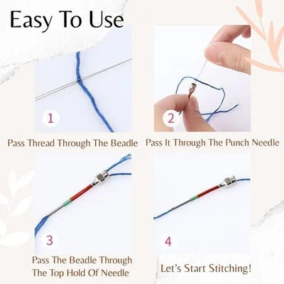 FadenFix™ Stitch Needle Set for Precise Embroidery