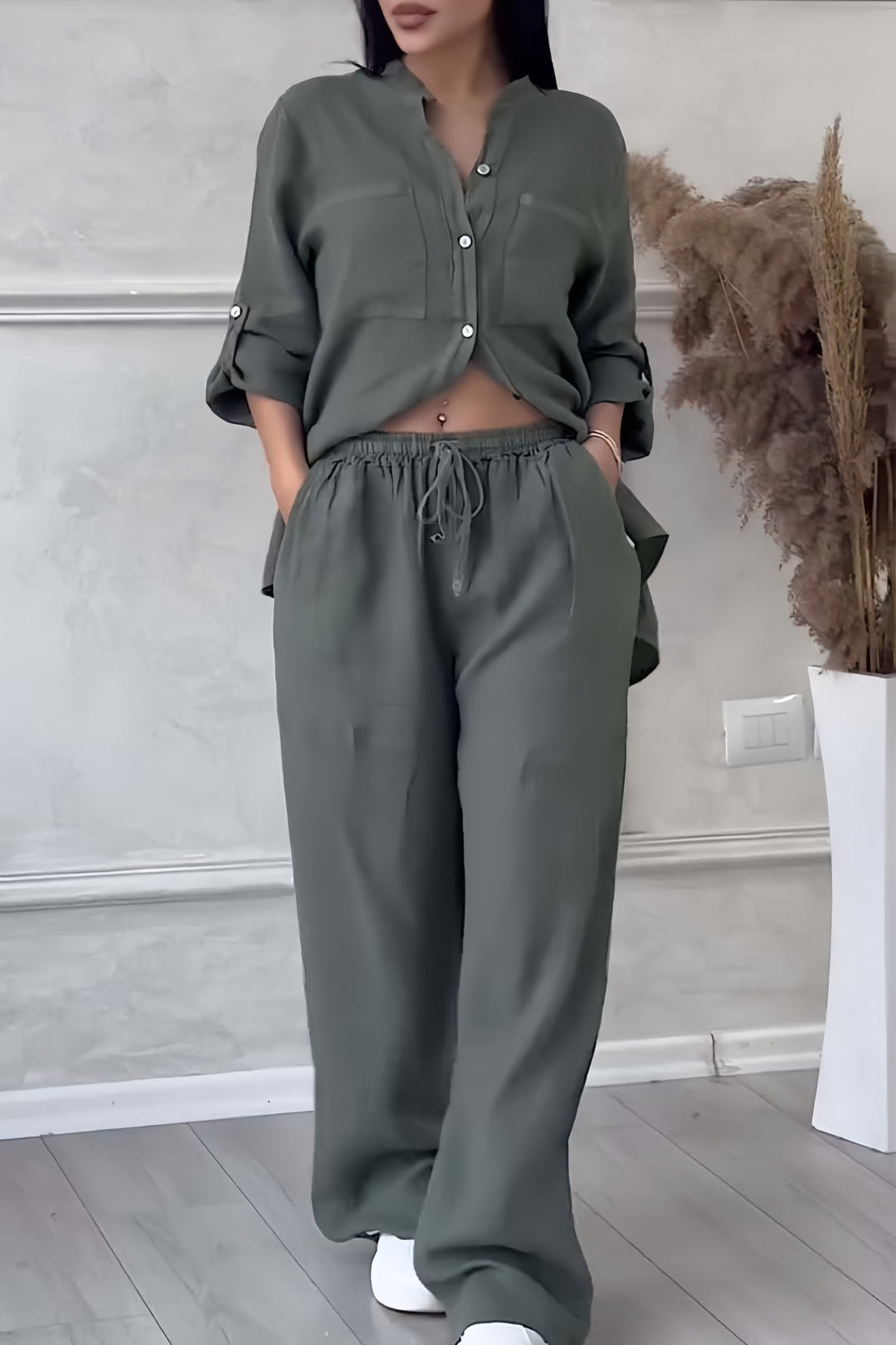 Clara | Airy and Elegant Linen Two-Piece Set