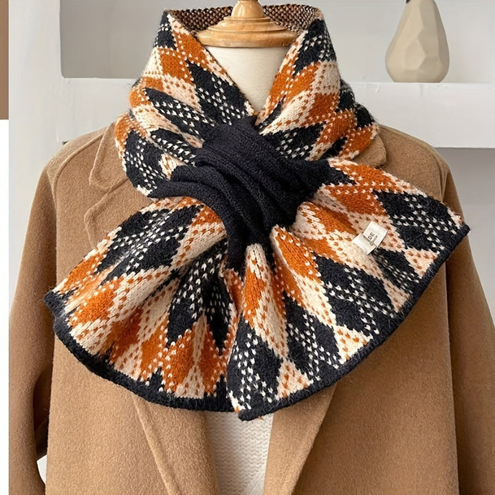 Warm Checkered Scarf