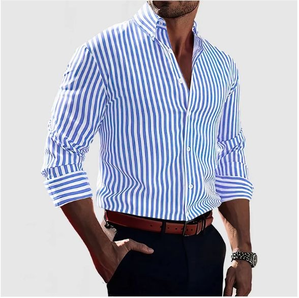 ELENA HARPER™  |  STRIPED SHIRT FOR MEN