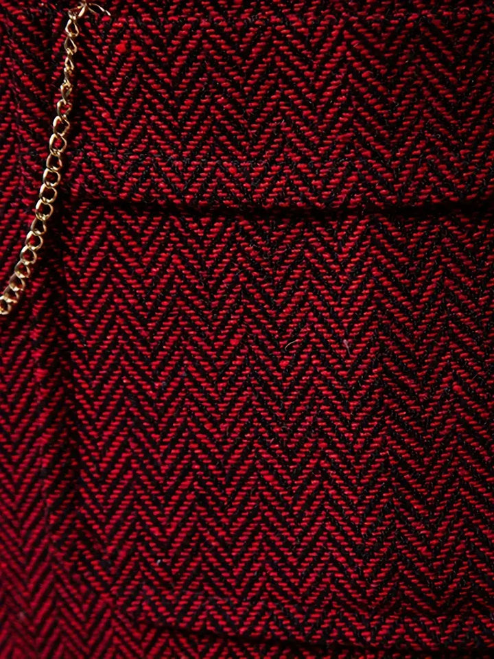 Ferry Single-Breasted Waistcoat with Lapels, view 9 - Elena Harper