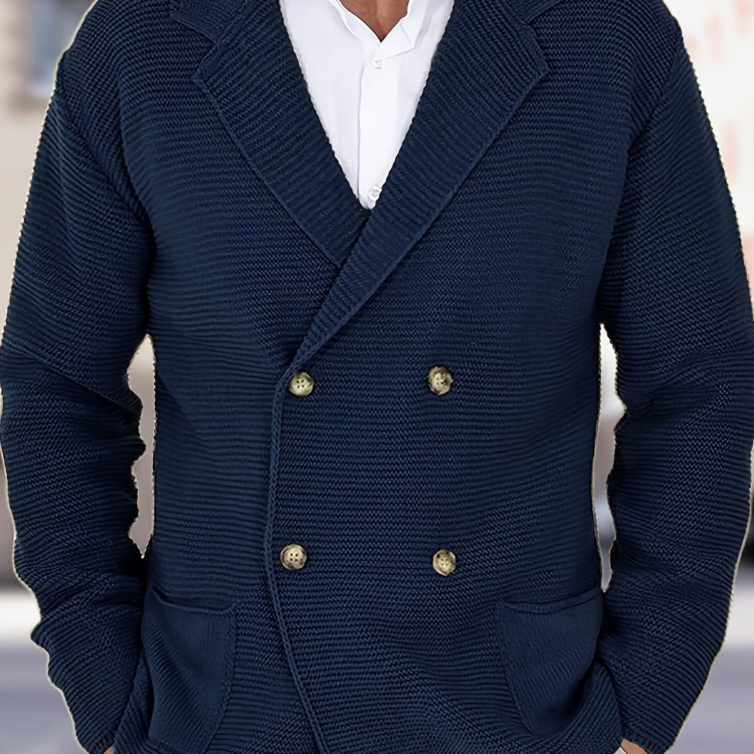 LAURENT MONACO | ELEGANT WOOL CARDIGAN FOR MEN