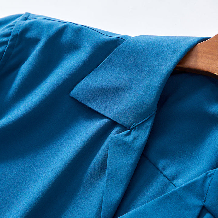 Cuban Collar Shirt for Men - Elena Harper