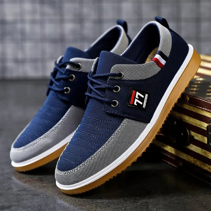ELENA HARPER™  |  CANVAS LOAFER SHOES FOR MEN
