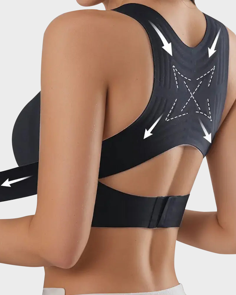 Comfortable Women's Bra with Crossed Straps
