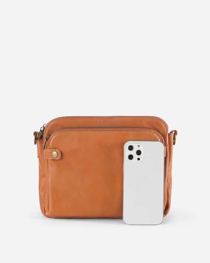 Jovie - Sleek Three-Layer Crossbody Bag