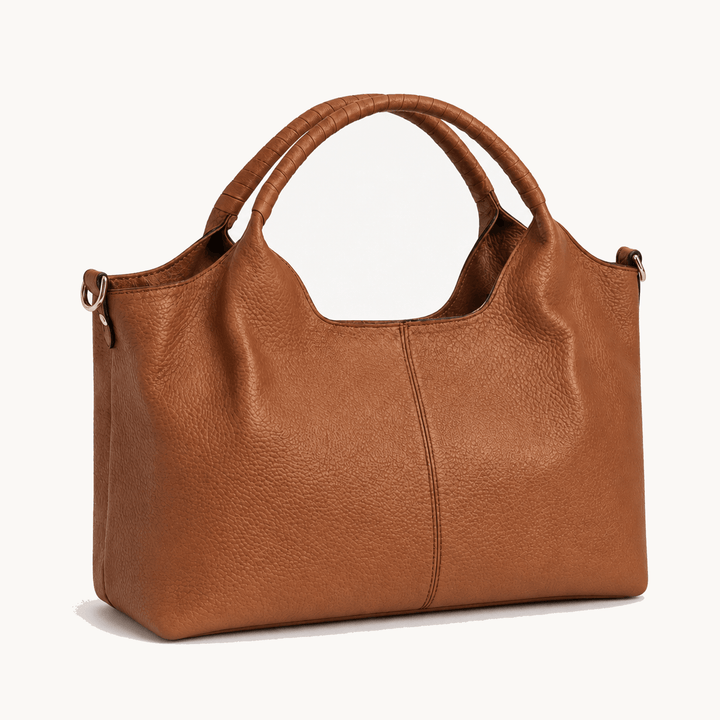 Carrina Soft Leather Everyday Hobo Bag - Elena Harper