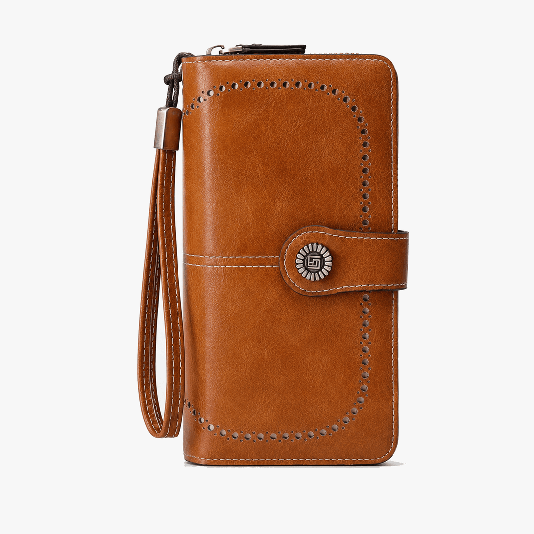 Aureden Compact RFID Wallet with 24-Card Storage - Elena Harper