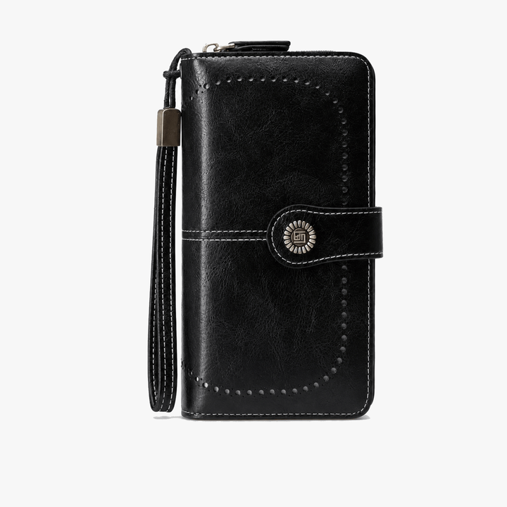 Aureden Compact RFID Wallet with 24-Card Storage - Elena Harper