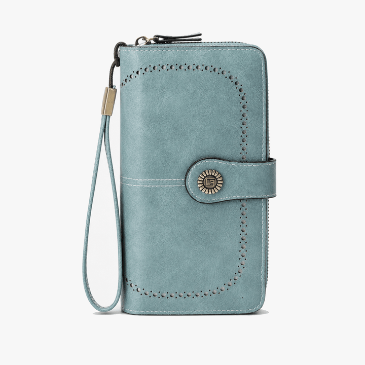 Aureden Compact RFID Wallet with 24-Card Storage - Elena Harper