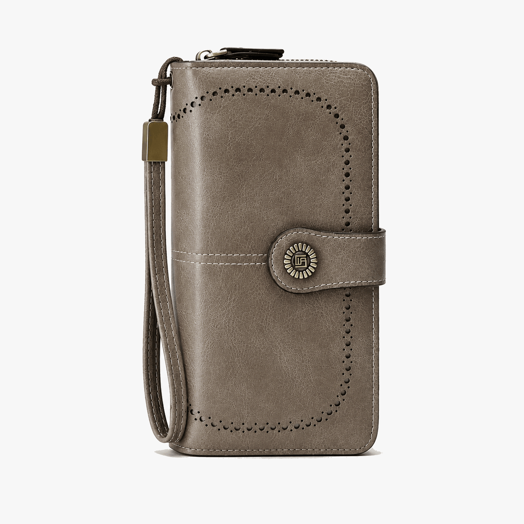 Aureden Compact RFID Wallet with 24-Card Storage - Elena Harper
