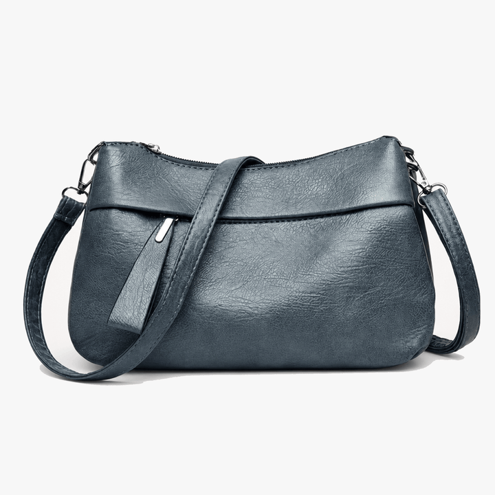 Carria Soft Leather Crossbody With 3 Compartments - Elena Harper