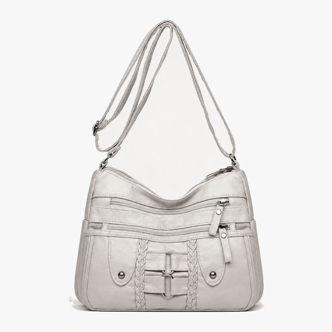 Avella Soft Leather Crossbody Bag - Elena Harper