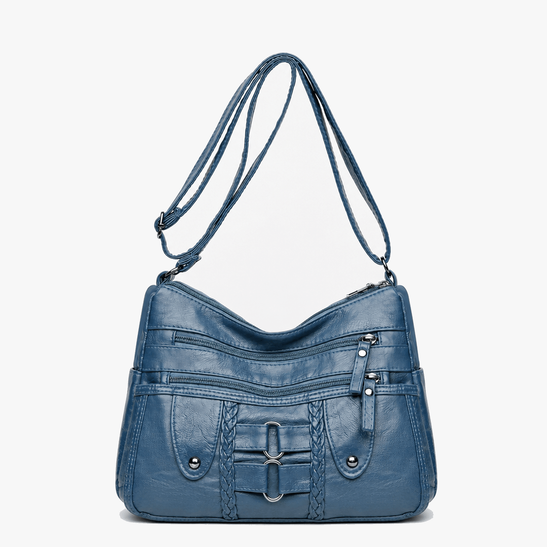 Avella Soft Leather Crossbody Bag - Elena Harper