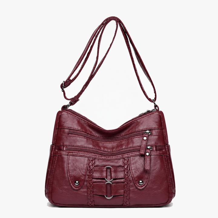 Avella Soft Leather Crossbody Bag - Elena Harper