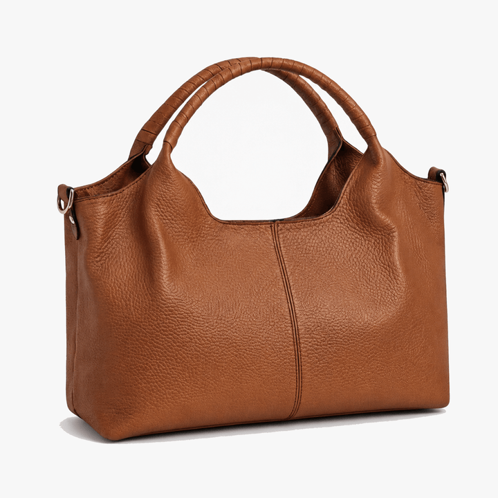 Carrina Soft Leather Everyday Hobo Bag - Elena Harper