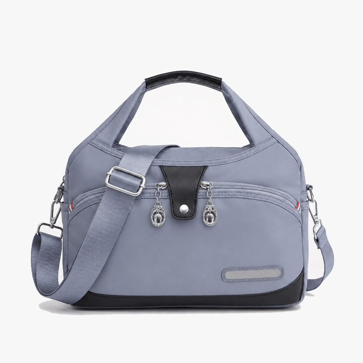 Carryella Multi-Pocket Shoulder Bag with Anti-Theft Design - Elena Harper