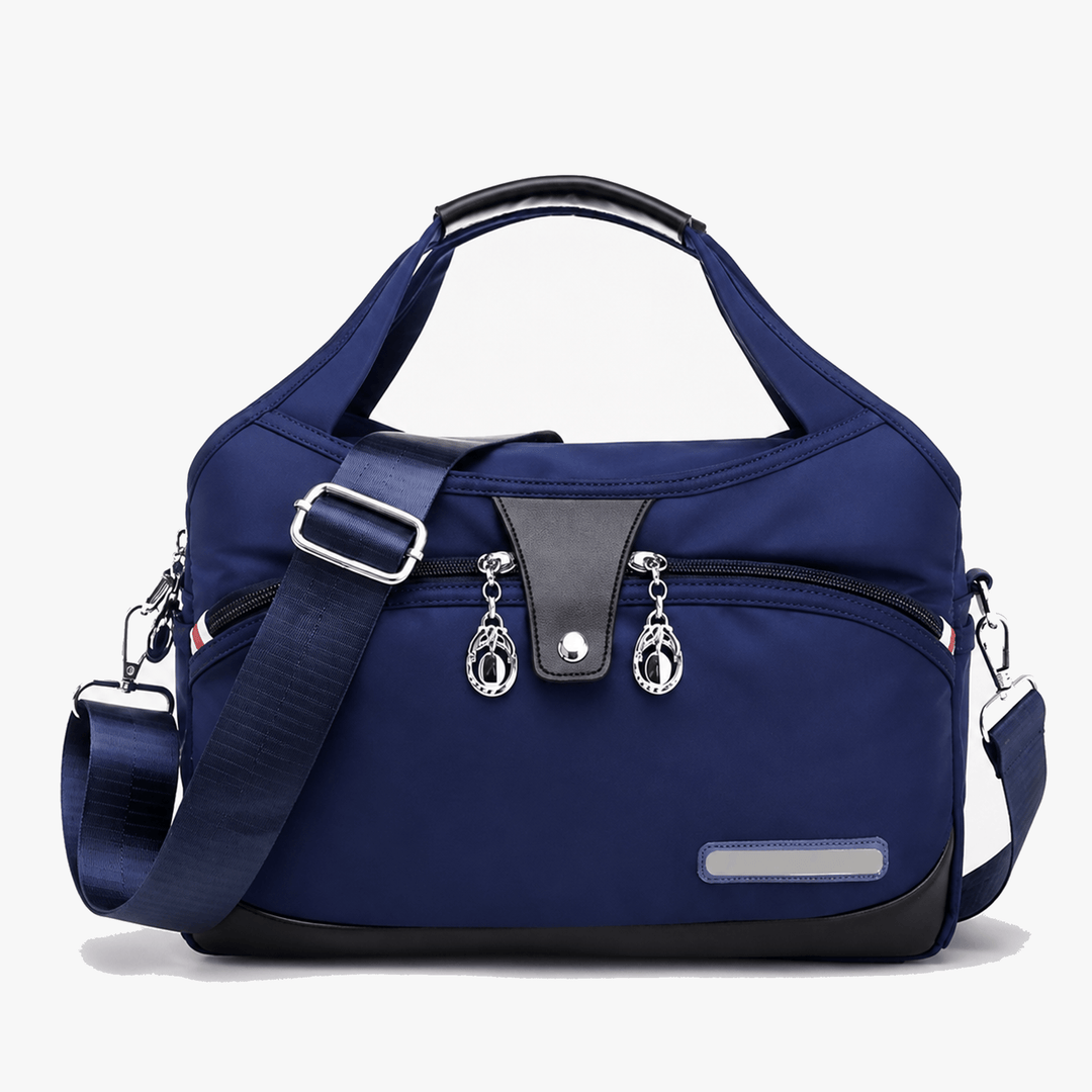 Carryella Multi-Pocket Shoulder Bag with Anti-Theft Design - Elena Harper