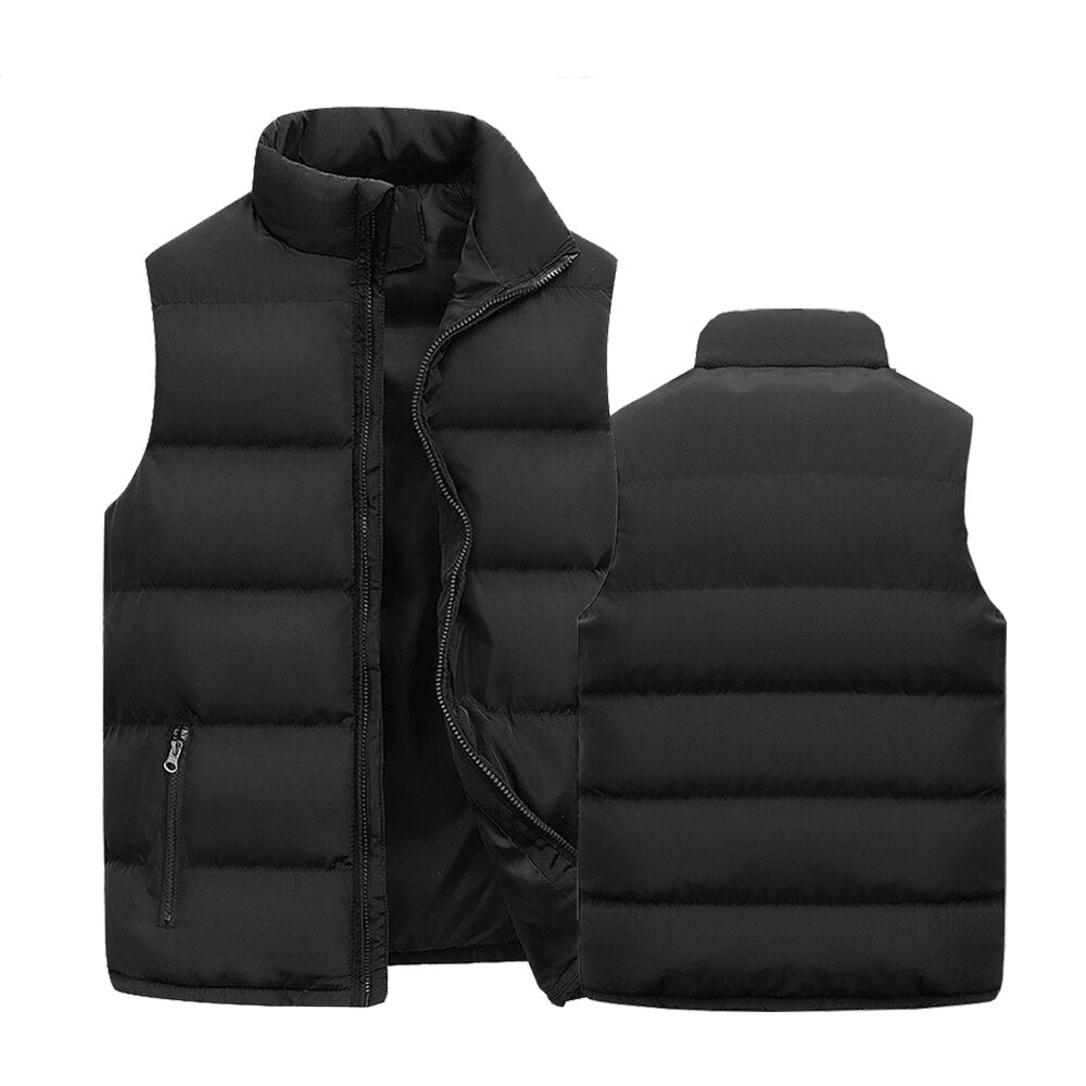 Bjarne Men's Padded Vest with Zipper, view 4 - Elena Harper